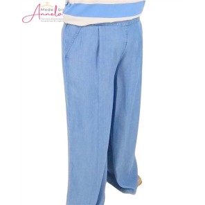 Blue Seven Broek elastisch Blauw 186215